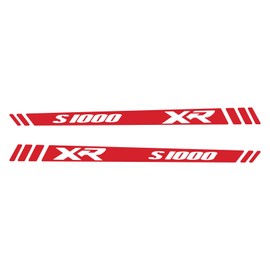 BLACK DOVES GRAPHICS 2pcs REFLECTIVE Stickers Compatible with Motorrad S 1000 XR S1000XR HANDGUARDS (Red)