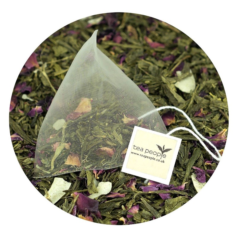 Tea People Coconut Rose Green - 50 Pyramid Refill Pack