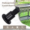 5 Pack Short M6 Step Bolt Compatible with Blackstone Griddle,