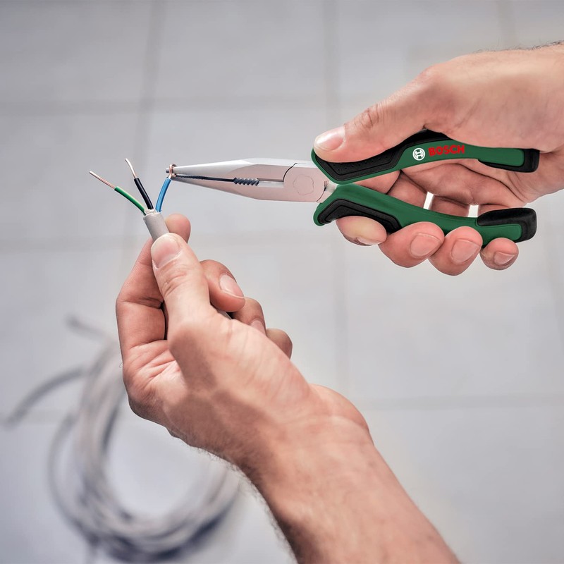Bosch Pliers Set 2-Piece (2X Ideal-Quality, Precise, Long-Lasting Combination Pliers