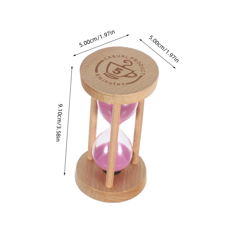 ULTECHNOVO Wooden Glass Timer Multifunctional Timer for Cooking Study and
