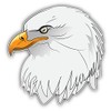 Zirni Eagle Head Mascot Sticker Decal Design