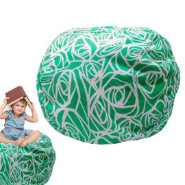 Toy Storage Bean Bag | Comfortable Kids Chair Cover Cute Stuffed Toy Organizer Holder - Bean Bag Chair Cover, Toy Storage Organizer for Playroom, Nursery Room