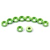 [10PCS] USA Made Anodized Aluminum Colored Finishing Washers - (Electric