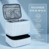 Cohawk Nail Polish Organizer Bag Nail Supplies Organizer Holds 30