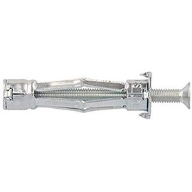 Molly m11006-xj Expansion Metal Cavity Wall Dowels with Screws M4, Grey, Set of 10Â Pieces