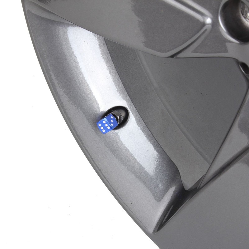 TOMALL Tire Valve Caps Dust Caps Dice Style Wheel Tire