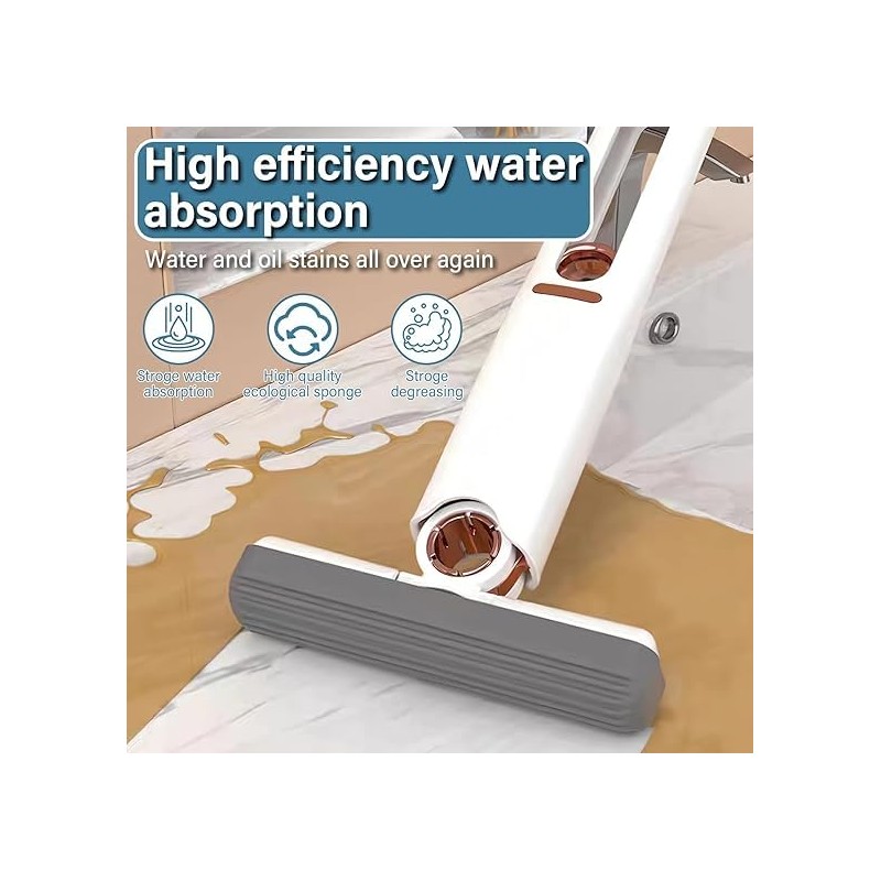 Mini Mop, Handheld Desktop Mini Mop with Wring Function for