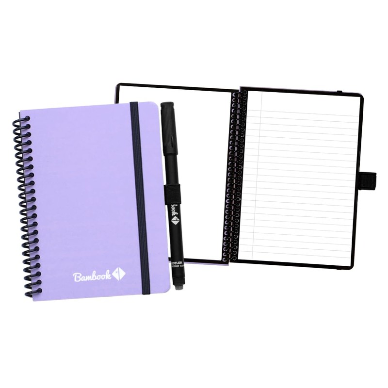 BAMBOOK Colourful Notebook - Purple - A6 - Blank &