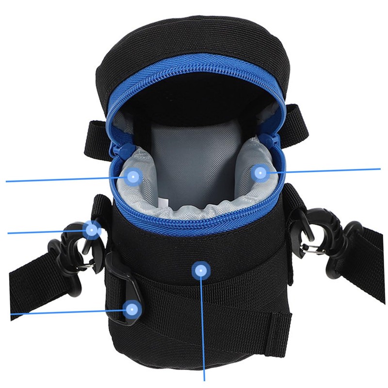 Mipcase 1Pc Shockproof Camera Lens Pouch Thickened Storage Bag for