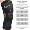 AetherGear Compression Knee Sleeve Brace Support (2 Pack) for Sports,