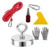 Double/Single Side Fishing Magnet, 400LBS ~ 1100LBS Heavy Duty Neodymium