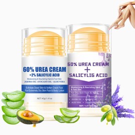 Cracked Heel Repair Cream for Deep Cracked Skin & Very Dry Feet - Intensive Heel Balm with Coconut Oil & Tea Tree, Foot Care Moisturiser to Soften Hard Skin, Peppermint Cooling Relief