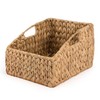happimess BSK1007A-2SET Havanah Southwestern Hand-Woven Hyacinth Slanted Nesting Baskets with