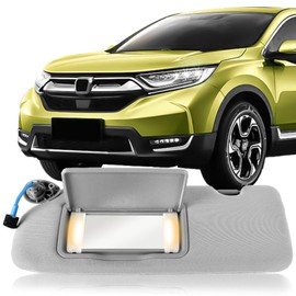PEVAST Left Driver Side Sun Visor for Honda CRV CR-V 2017 2018 2019 2020 2021 2022 Sun visor Replacement 83280-TLA-A12ZB(Grey)