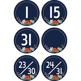 Teacher Created Resources Wildflowers Calendar Days