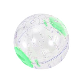 CAPASTEC Hamster Übungsball, 14cm Durchmesser Hamsterball, Hamsterball für Bewegungslauf, Transparenter Ball Hamsterzubehör, Grün