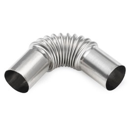 HZJD Exhaust Pipe Tube Elbow Connector Stainless 2.5CM/1in for Diesel Parking heaters(13cm)