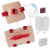 2Pcs Wound Packing Task Trainer, Bleed Control Tourniquet Trainer, Basic Wound Packing Trainer for Medical Education