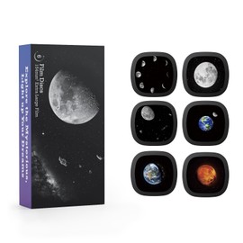Realistic Discs - Discs for Ainael Galaxy Projector, 5k Ultra HD Slide for Home Planetarium, 6 Discs Set Without Projector (Moon)
