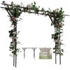 Supersize Flattop Garden Arch, 140.7" L x 106.3" H Garden