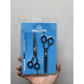 Equinox Professional Razor Edge Hair Cutting & Thinning Scissors- 6.5”