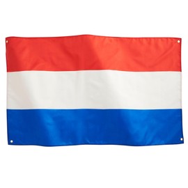 Runesol Netherlands National Flag 3x5, 91x152cm, De Nederlandse Vlag 4 Grommets, Brass Eyelet Every Corner, Dutch Royal Family Celebrations, Premium Flags, Waterproof Inside, Outside