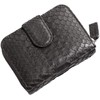 Sankyo Shokai Diamond Python Compact Wallet, Women's, Small, Easy to