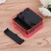 fatteryu Mini Square Quartz Beep Alarm Clock Plastic Desk Table