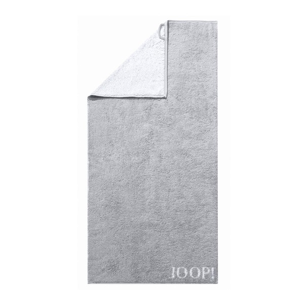Joop! Classic Doubleface 1600 hand towel, silver 76, facecloth, 30 x 30 cm