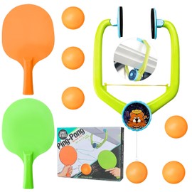 Door ping pong game over the door, hanging table tennis trainer, children's set, door ping pong game with bat and balls, adjustable hanging table tennis, ping pong trainer, for exercise family games