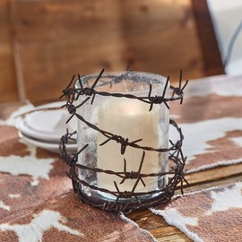 Park Designs Barbed Wire Pillar Holder