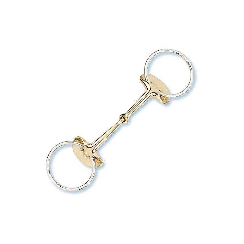 Stübben Golden Wings Single-Jointed Snaffle 2264 - 5 3/4 -