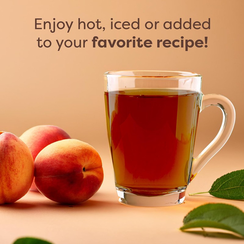 Waka Instant Black Tea Mix, Peach Flavored - 100% Tea