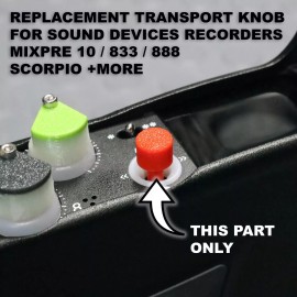 Bioluminous Replacement transport knob for Sound Devices MixPre 10 633 688 833 888 Scorpio