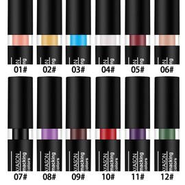 Petansy 12 Colors Vivid Vampire Matte Lipstick Set Long Lasting Waterproof Velvet Lip Stick for Party, Masquerade, Cosplay, Halloween Makeup