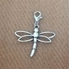 WYGUYO 2pcs Dragonfly Clip on Charm, Dragonfly Zipper Pull, Insect