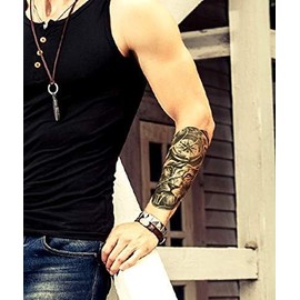 Tatuajes De Leones Tatuajes De Lobos Tatuajes En El Brazo Tatuajes Falsos 5 Hojas Tatuajes Hombres