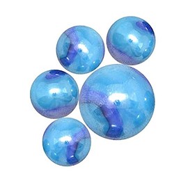 MeineMurmeln 25 Marbles China Blue 1 Large Marble + 24 Marbles 4 Free