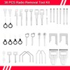 Radio Removal Tool key and Removal Pry Tool Kit Universal