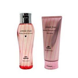 Milbon Gemile Franc Shampoo Heart H 7.8 fl oz (200 ml) + Treatment, Juicy Glossy, 6.3 oz (180 g) Set