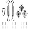Shade&Beyond 316 Marine Grade Shade Sail Hardware Kit 5 inch