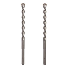 Sabre Tools 2-Pack 1/2 Inch x 8 Inch SDS Plus Rotary Hammer Drill Bits, Carbide Tipped for Brick, Stone and Concrete (1/2” x 6" x 8")