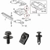 Unbranded For Dodge Truck Body Bolts U-nut Clips M6 Engine