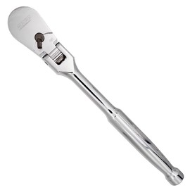 PWT SRH38FLSH8 Ratchet Handle, Socket Wrench, Oscillating Angle, 0.3 inch (9.5 mm), 3/8 Inches, 9 Levels Flex, 8 Inches Length, 90 Pieces