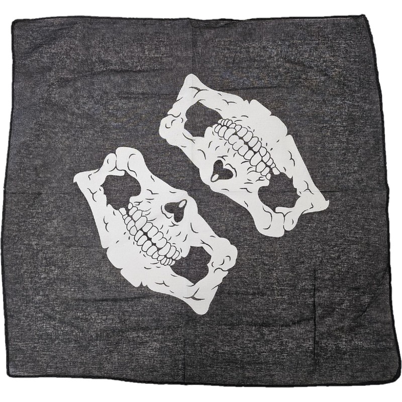 itisyours Skeleton Half Skull Face Bandana Mask Scarf Motocycling Biking