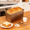 Pullman Loaf Pan with Lid 2 Pack, 8x4 Inch Bread