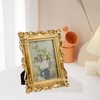 Bitray Picture Frames Luxury Vintage Photo Frame with Glass Front