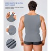 Mens Compression Shirt Vest Workout Tank Tops Abs Abdomen Undershirts