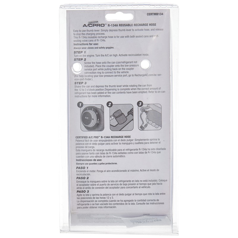 InterDynamics Certified AC Pro Car Air Conditioner R134A Refrigerant, AC